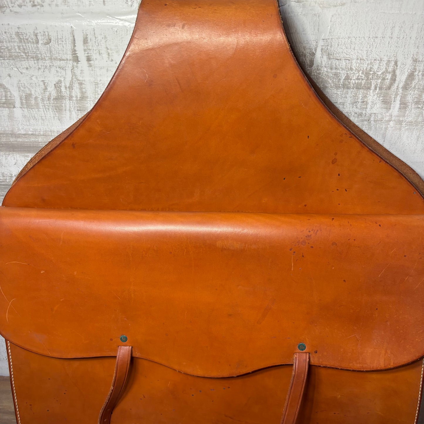 Genuine Leather Saddle Bag For Horse
