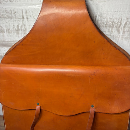Genuine Leather Saddle Bag For Horse