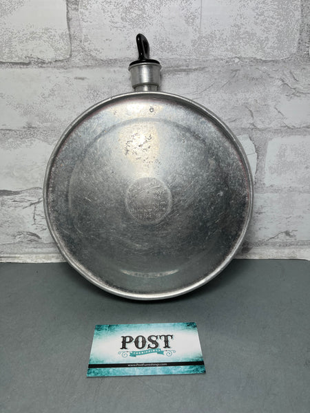 Vintage Aluminum Circular Water Bottle