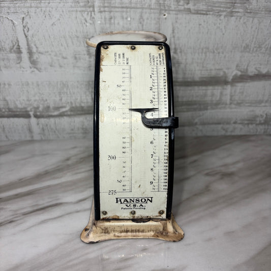 Vintage Hanson Solid Metal Scale for Decor