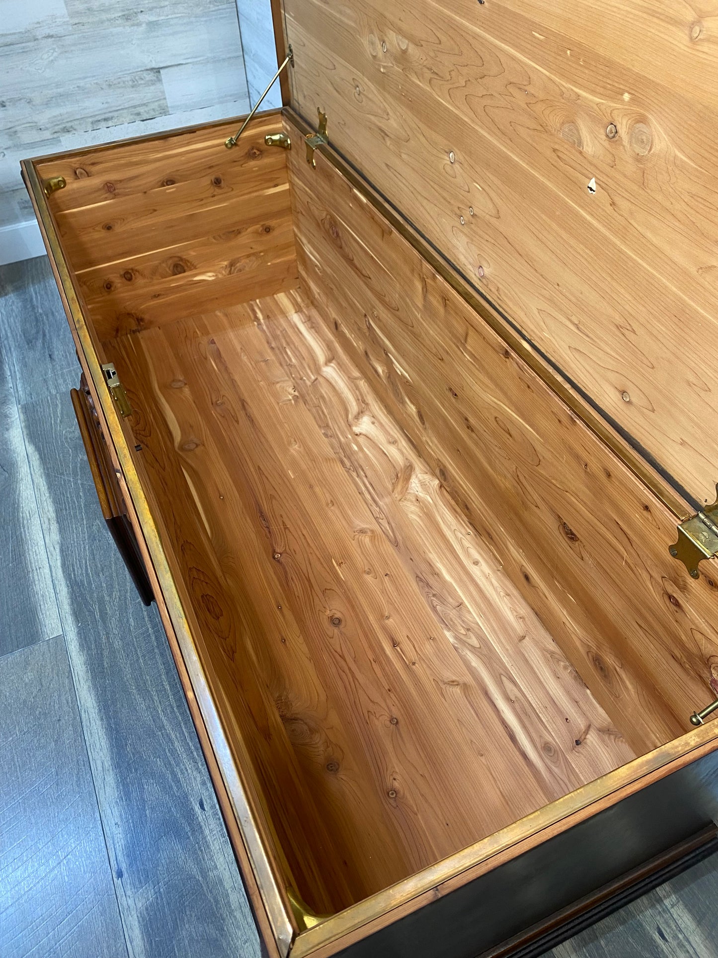 Antique Cavalier Cedar Chest