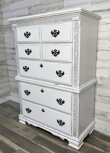 Tall White Farmhouse Dresser