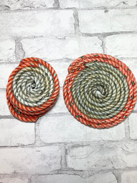 Western Coiled Rope Coaster Set