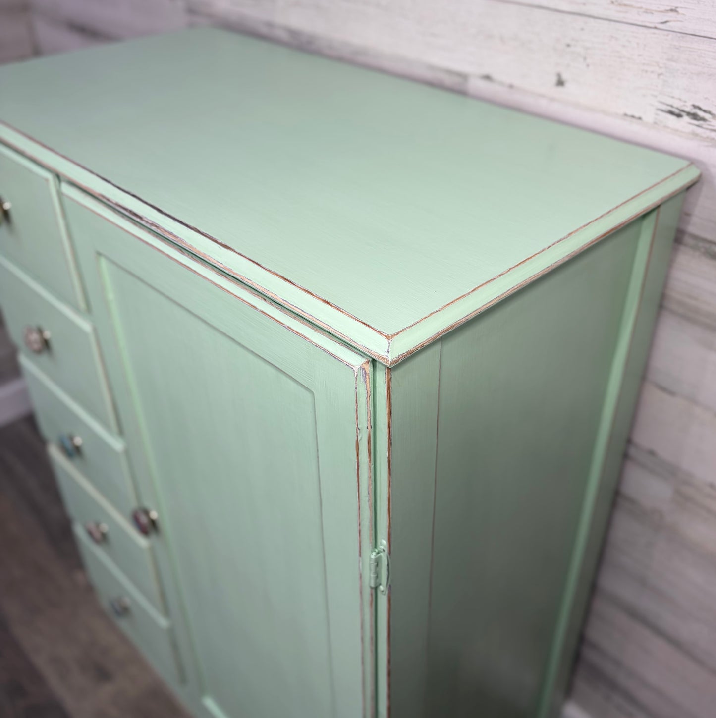 Armoire Dresser Mint Green