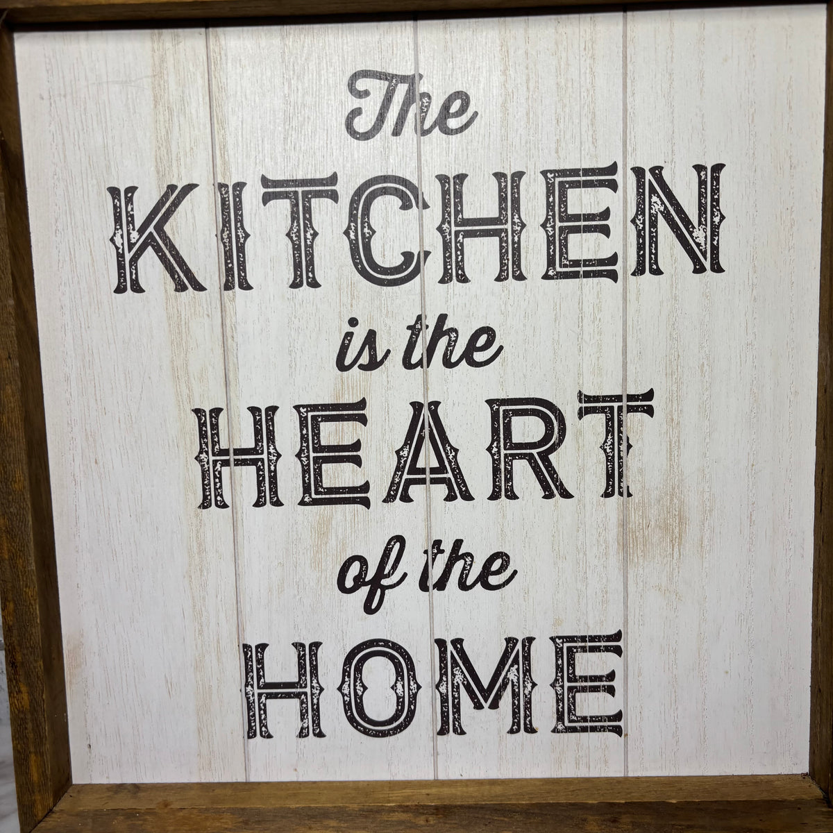 Farmhouse Kitchen Wall Decor “The Kitchen Is The Heart Of The Home”