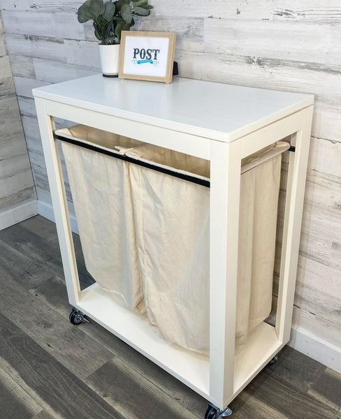 Pottery Barn Laundry Cart
