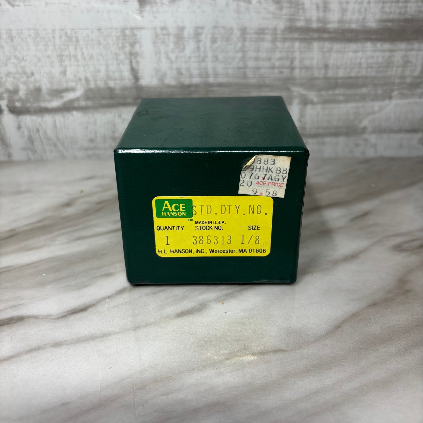 Vintage Ace Hanson Standard Duty Steel Numeral Stamp Set