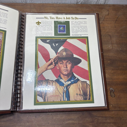 Norman Rockwell’s Boy Scouts Stamp Album