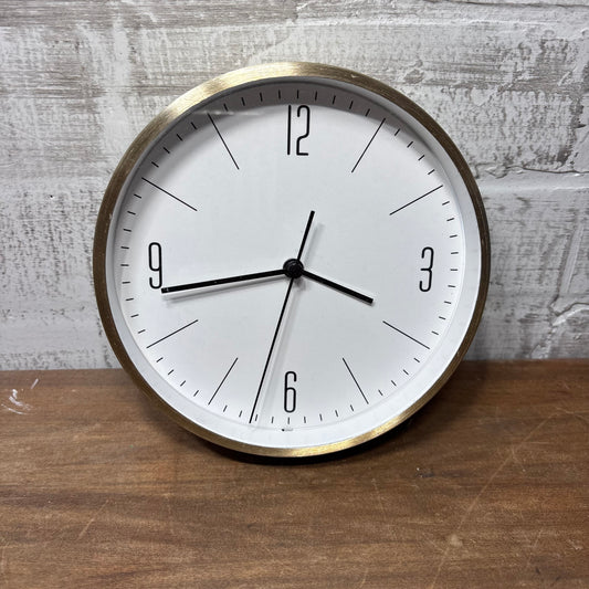 Small Gold Round Modern Clock