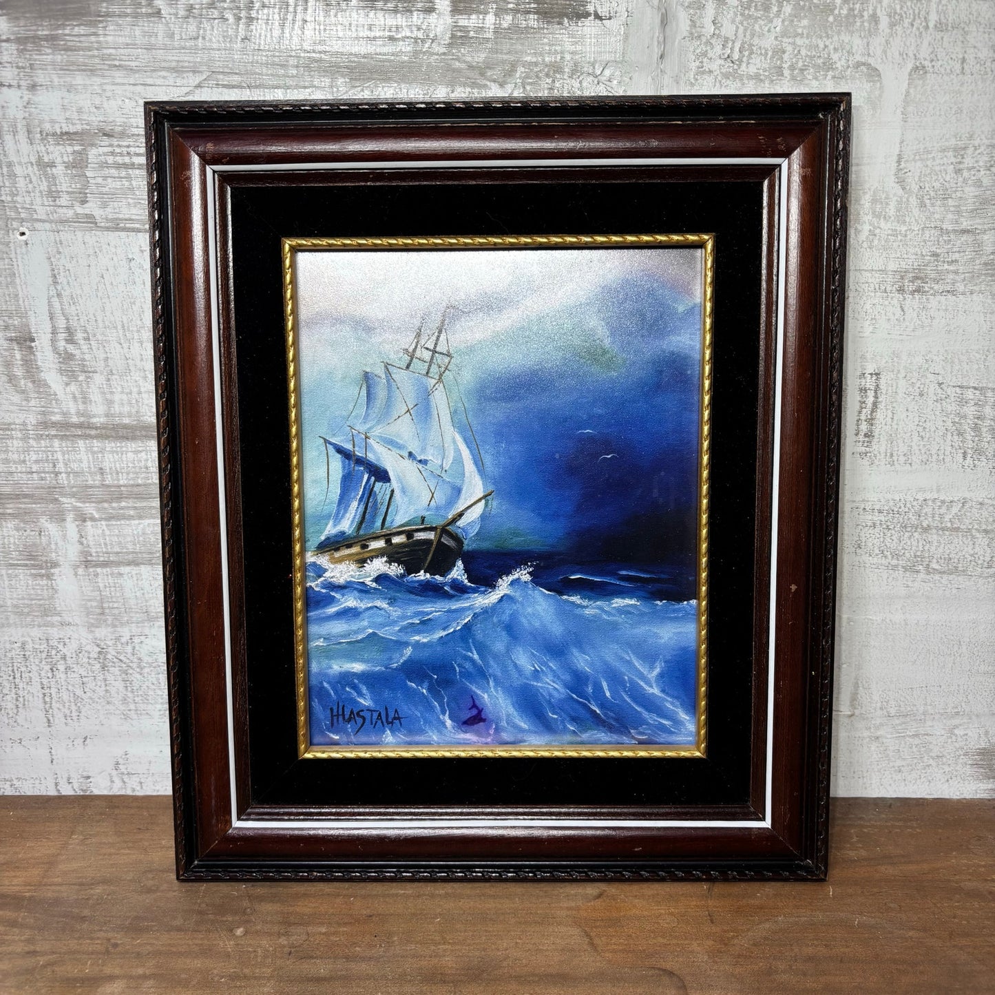 Gary Hlastala “Into The Storm” Original Painting