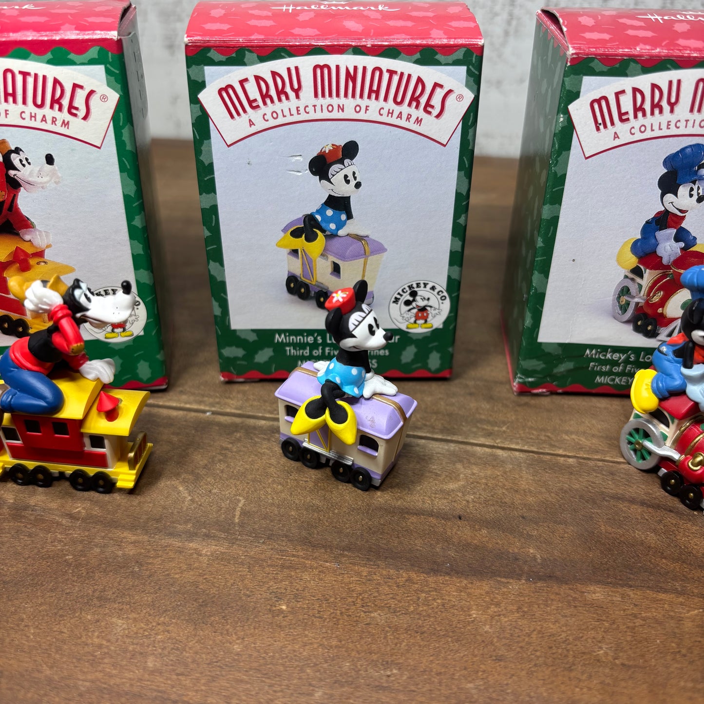 1998 Hallmark Merry Miniatures Mickey's Express Train Collection
