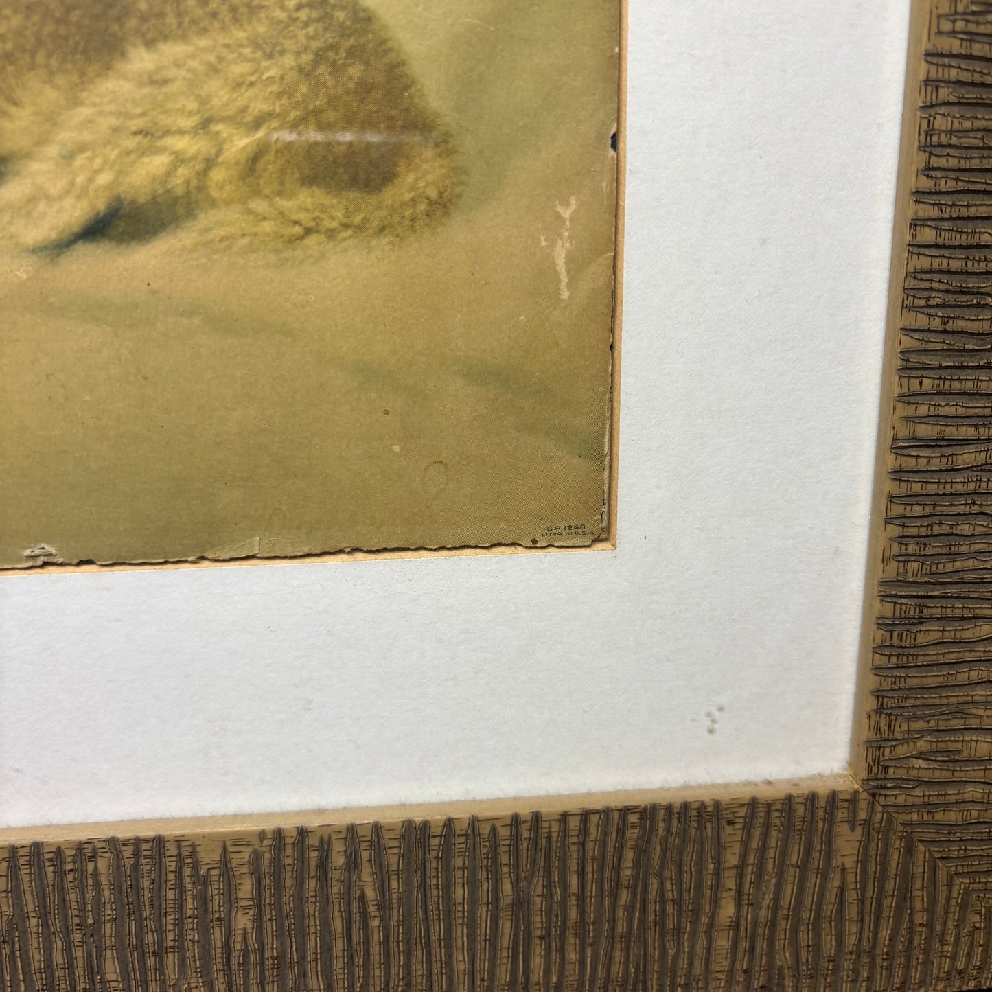 Mid Century Modem Unique Lassie Collie “Shepherds Call” Framed Art