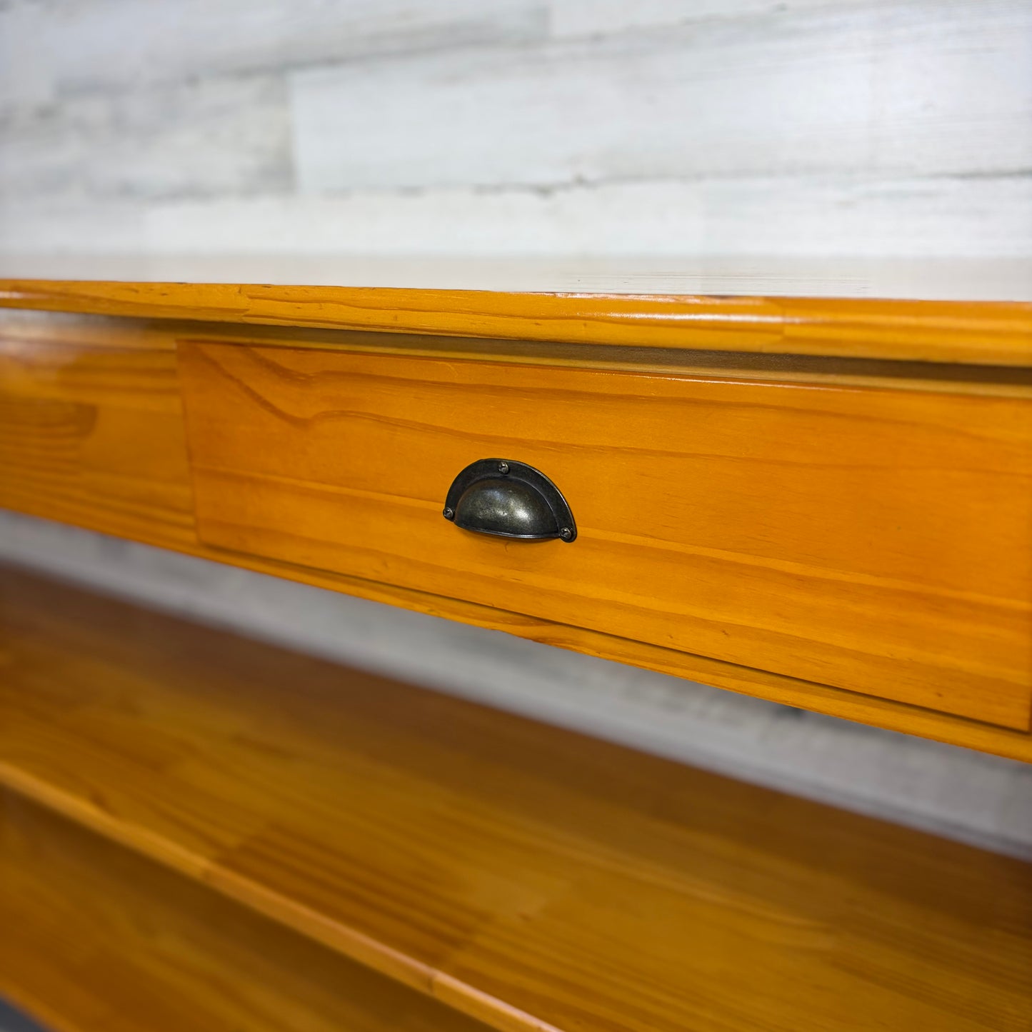 Rustic Pine Sofa Table Console