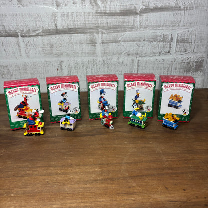 1998 Hallmark Merry Miniatures Mickey's Express Train Collection