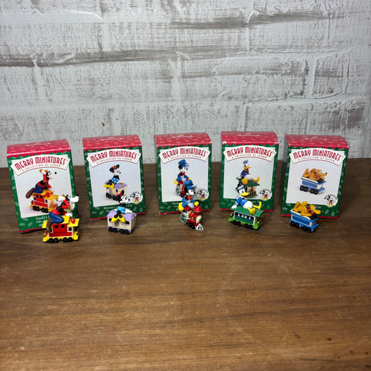 1998 Hallmark Merry Miniatures Mickey's Express Train Collection