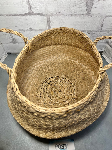 Woven Wicker Basket W/ Handles