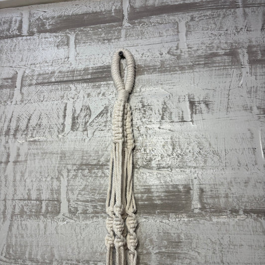 Boho Beaded Macrame Plant Holder