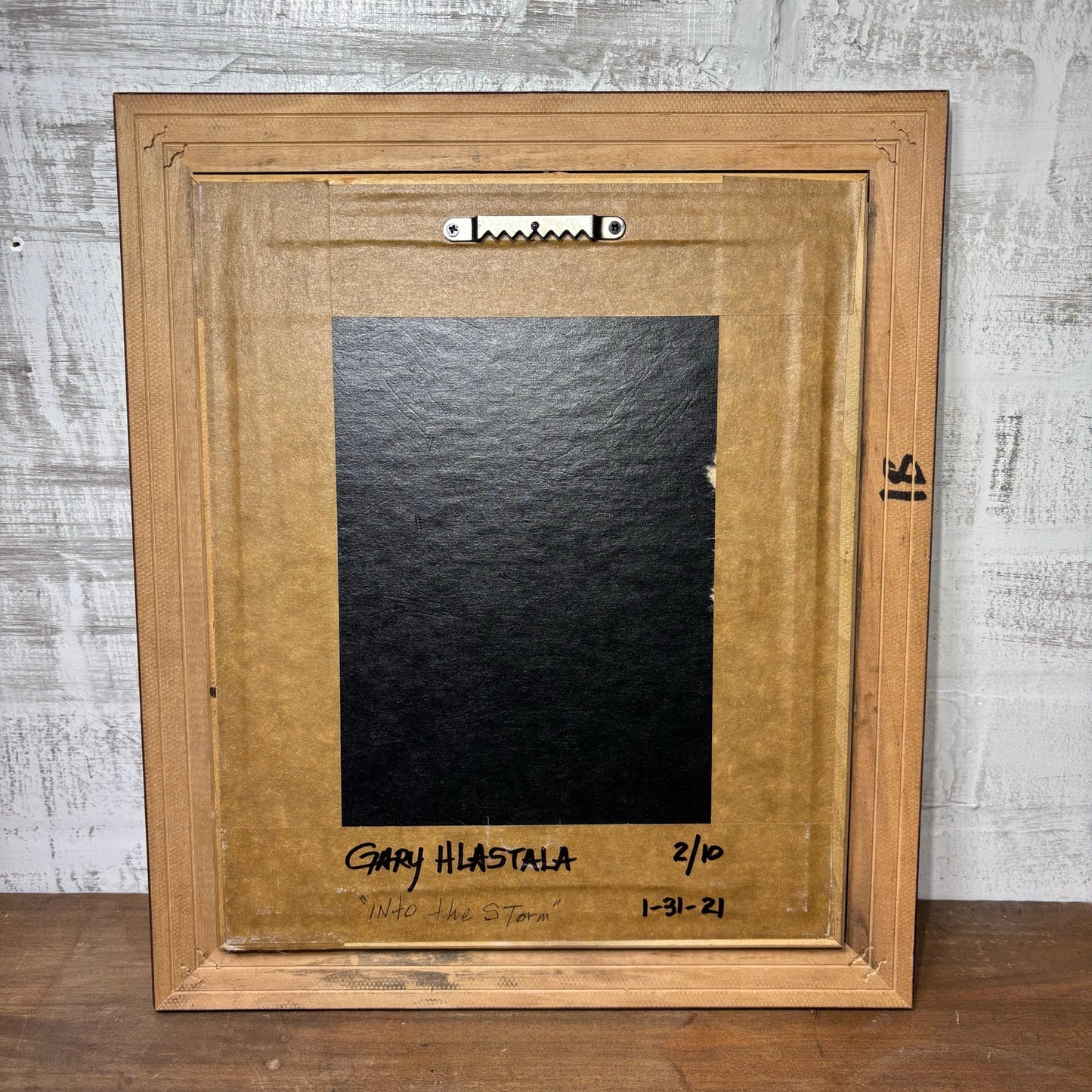 Gary Hlastala “Into The Storm” Original Painting