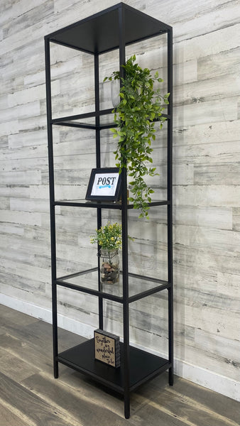 IKEA Glass Shelving Plant Stand Shelf