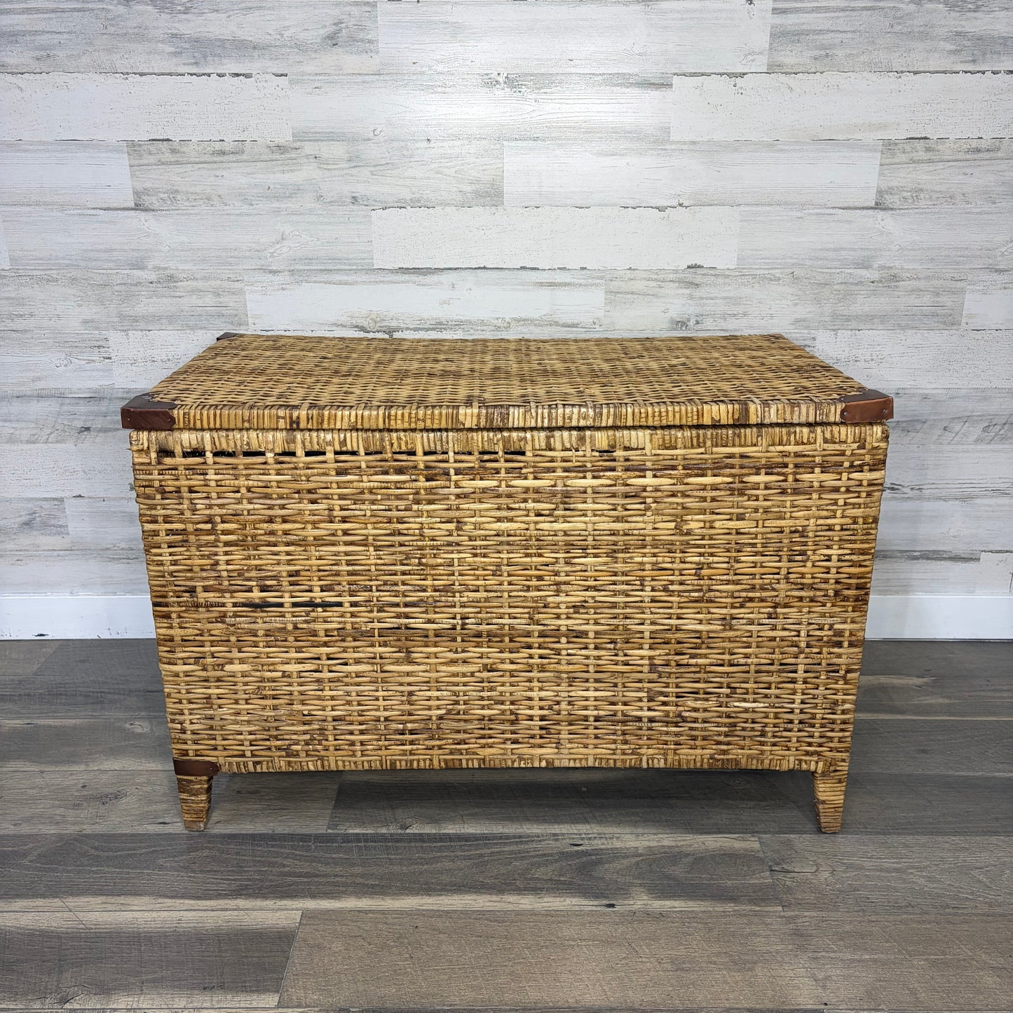 Large Wicker Chest Trunk