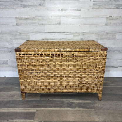 Large Wicker Chest Trunk