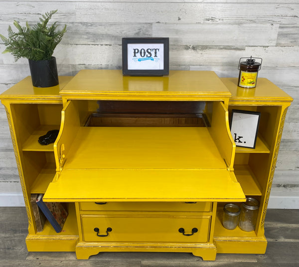 Yellow Buffet Desk