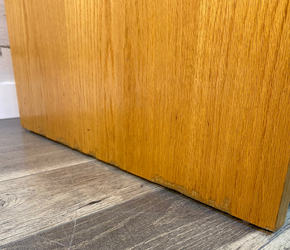 2 Drawer Oak File Cabinet