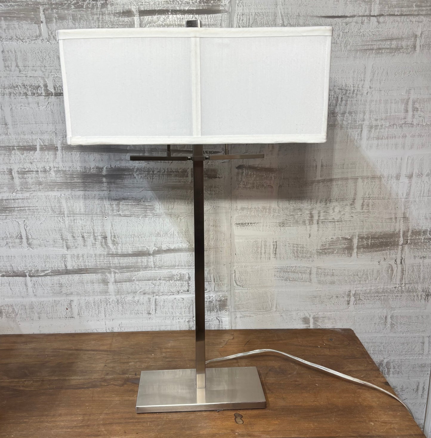 Two-Light Table Lamp with Shade