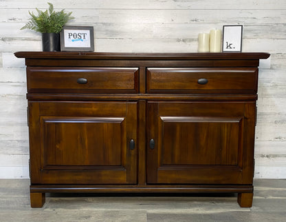 Ashley Furniture Dark Wood Buffet
