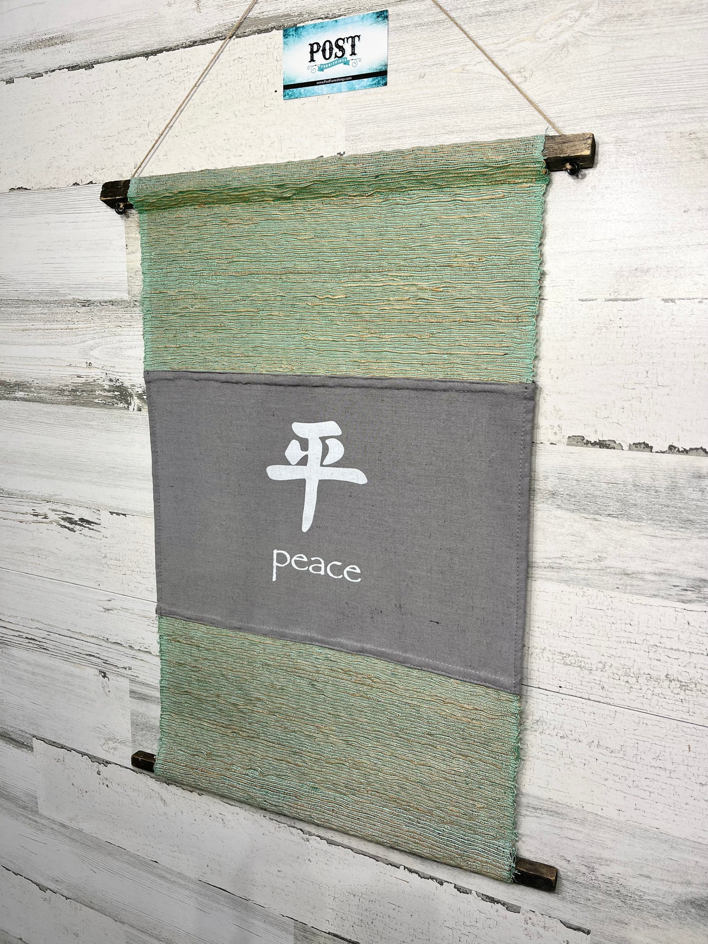 Inspirational “Peace” Symbol Scroll