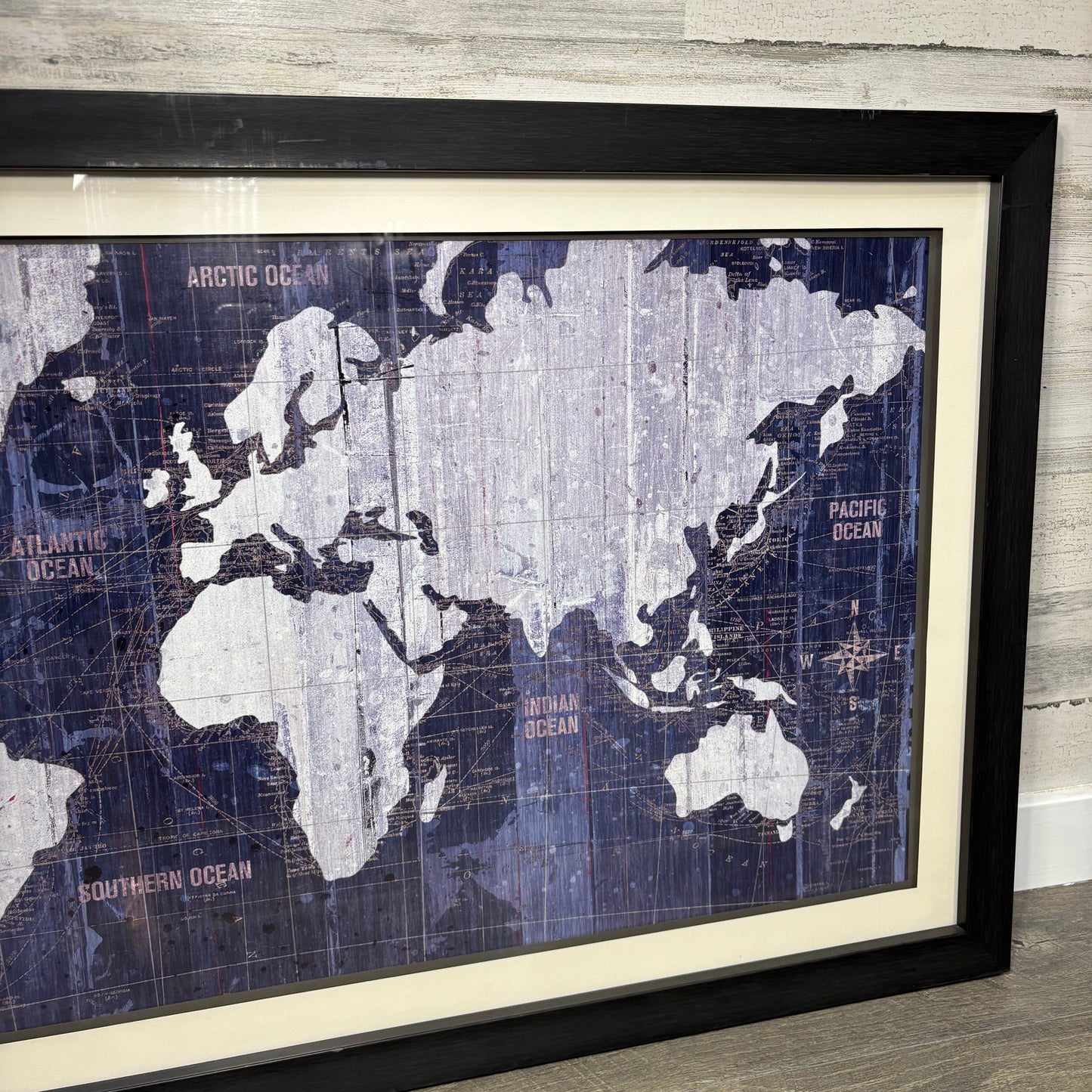 Map of the World on Mercator's Projection Wall Art
