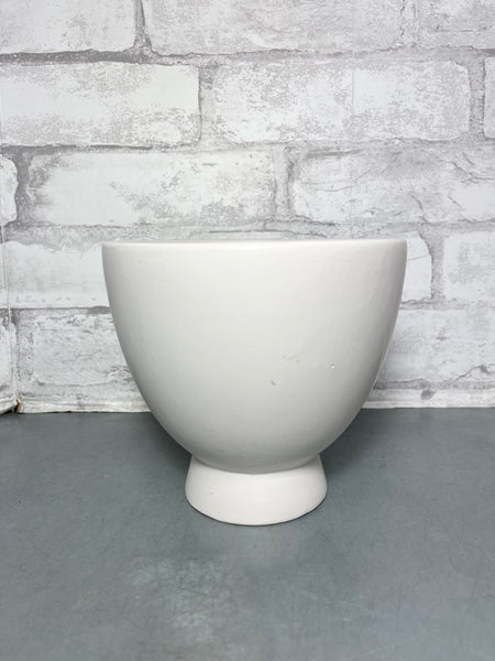 Ceramic White Bowl/ Vase