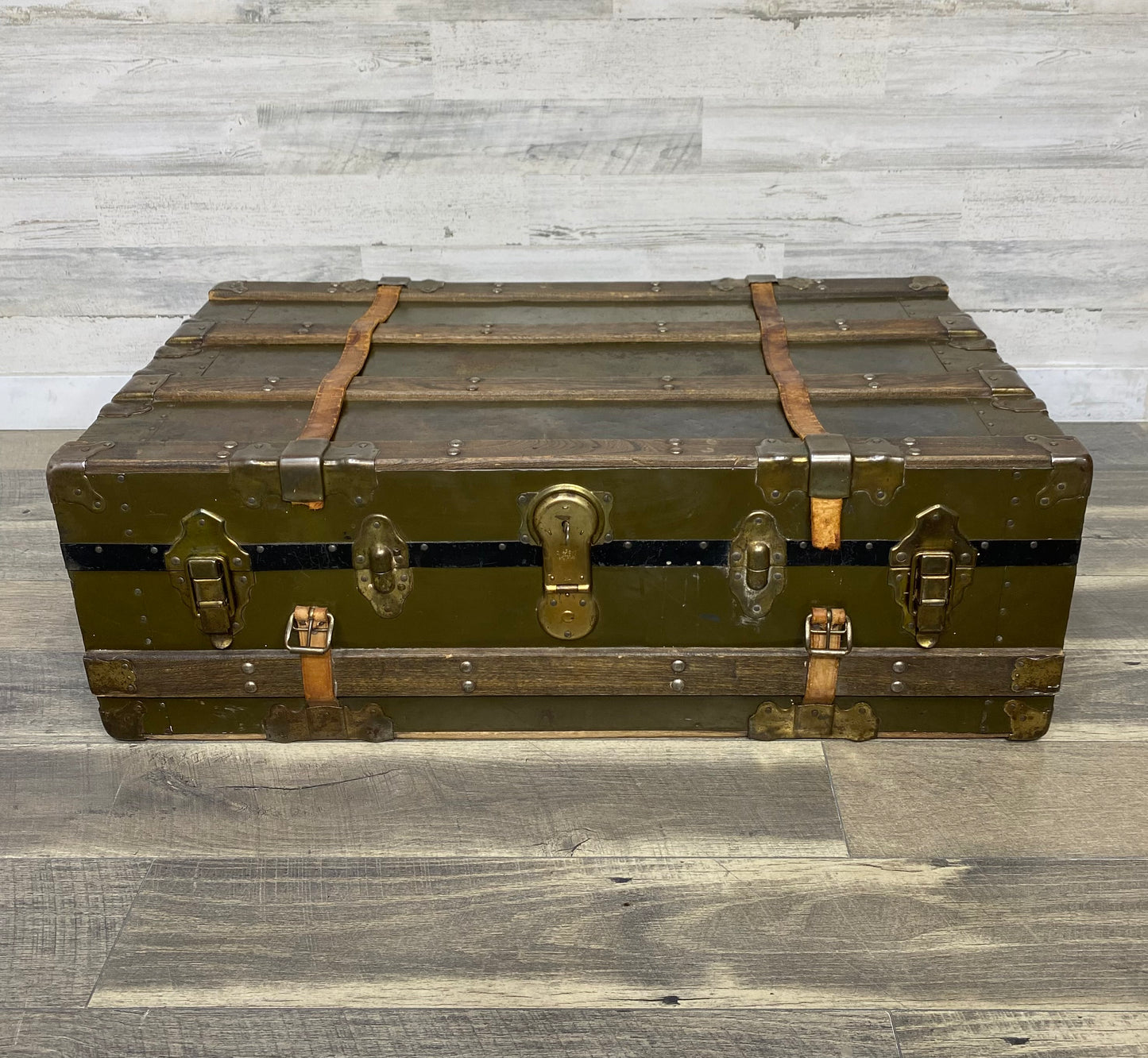 Vintage Travel Steamer Trunk