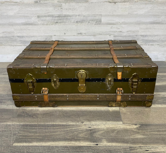 Vintage Travel Steamer Trunk