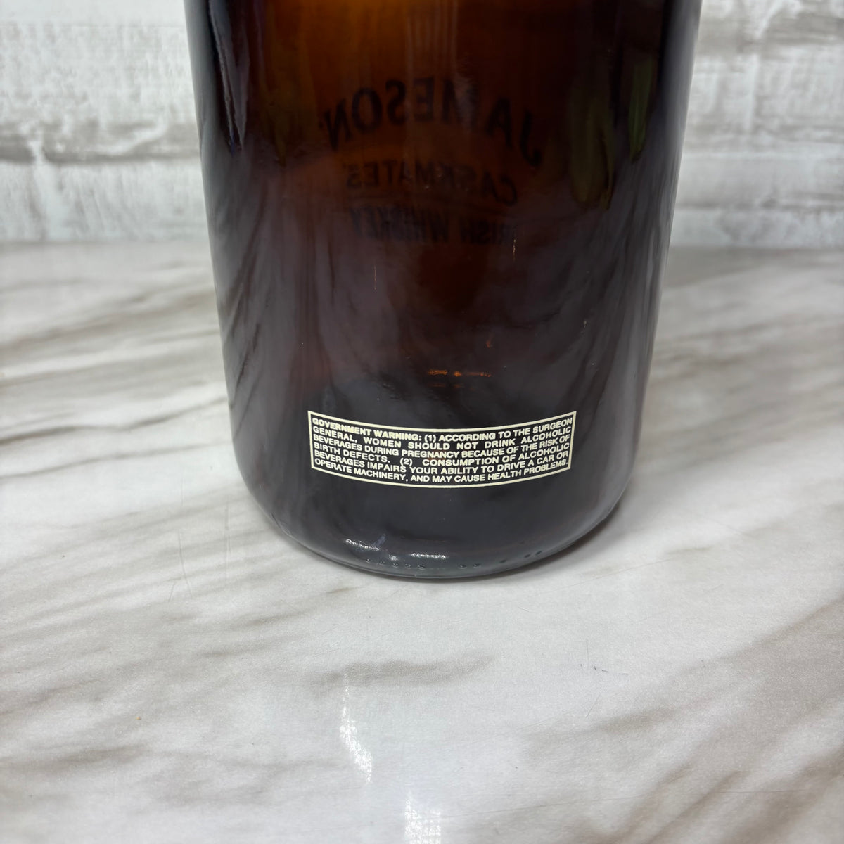 Jameson Caskmates Amber Glass Growler