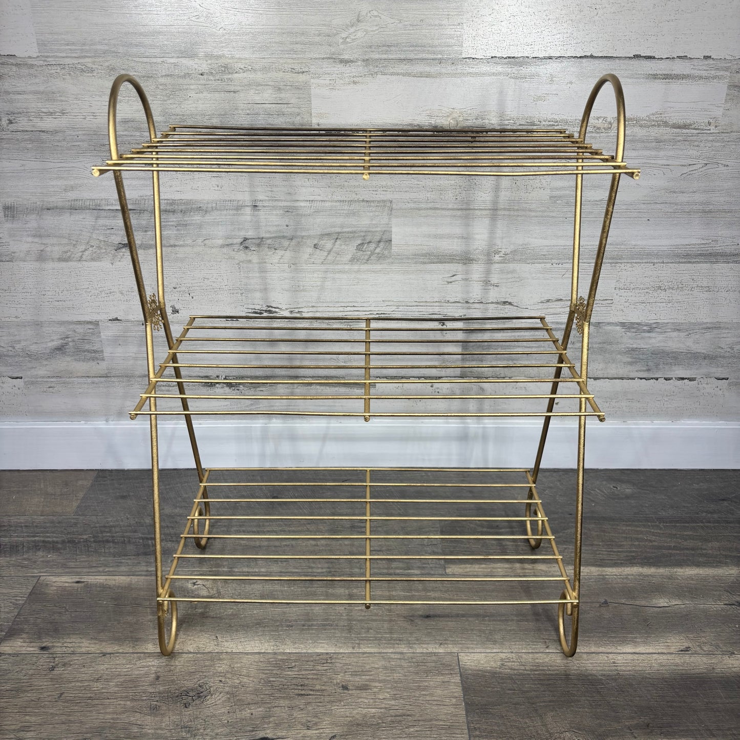 Gold Metal Plant Stand