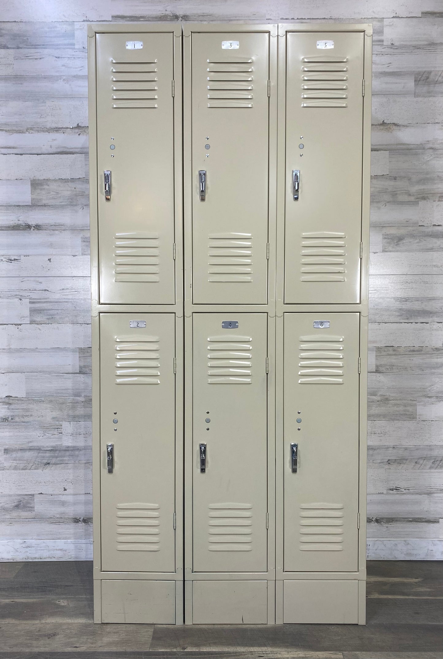 Set Of 6 School/ Gym Lockers
