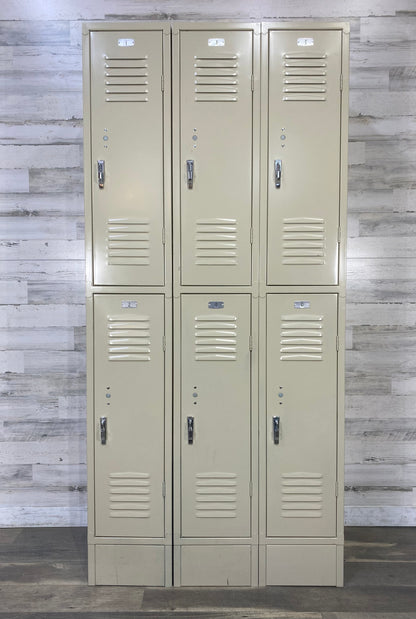 Set Of 6 School/ Gym Lockers