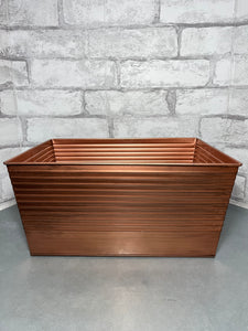 Harry & David Rectangular Metal Basket