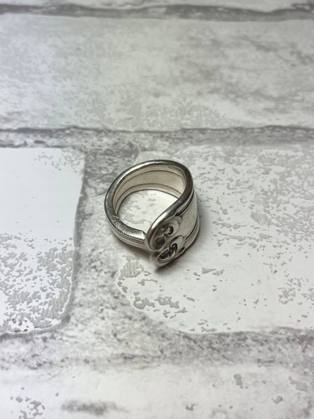 Elegant Sterling Silver Spoon Ring