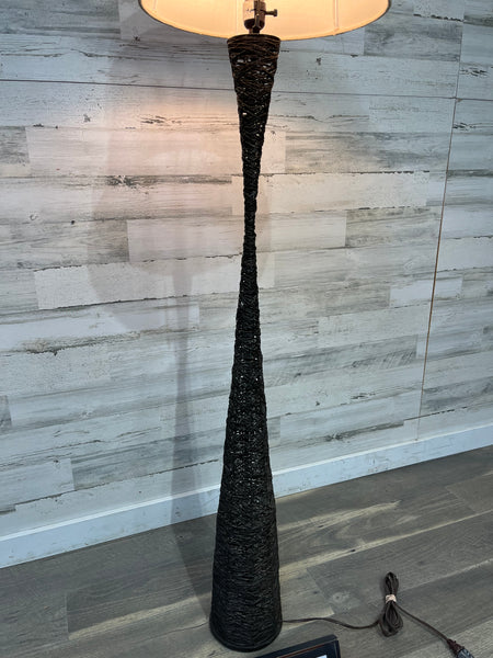 Tall Woven Floor Lamp