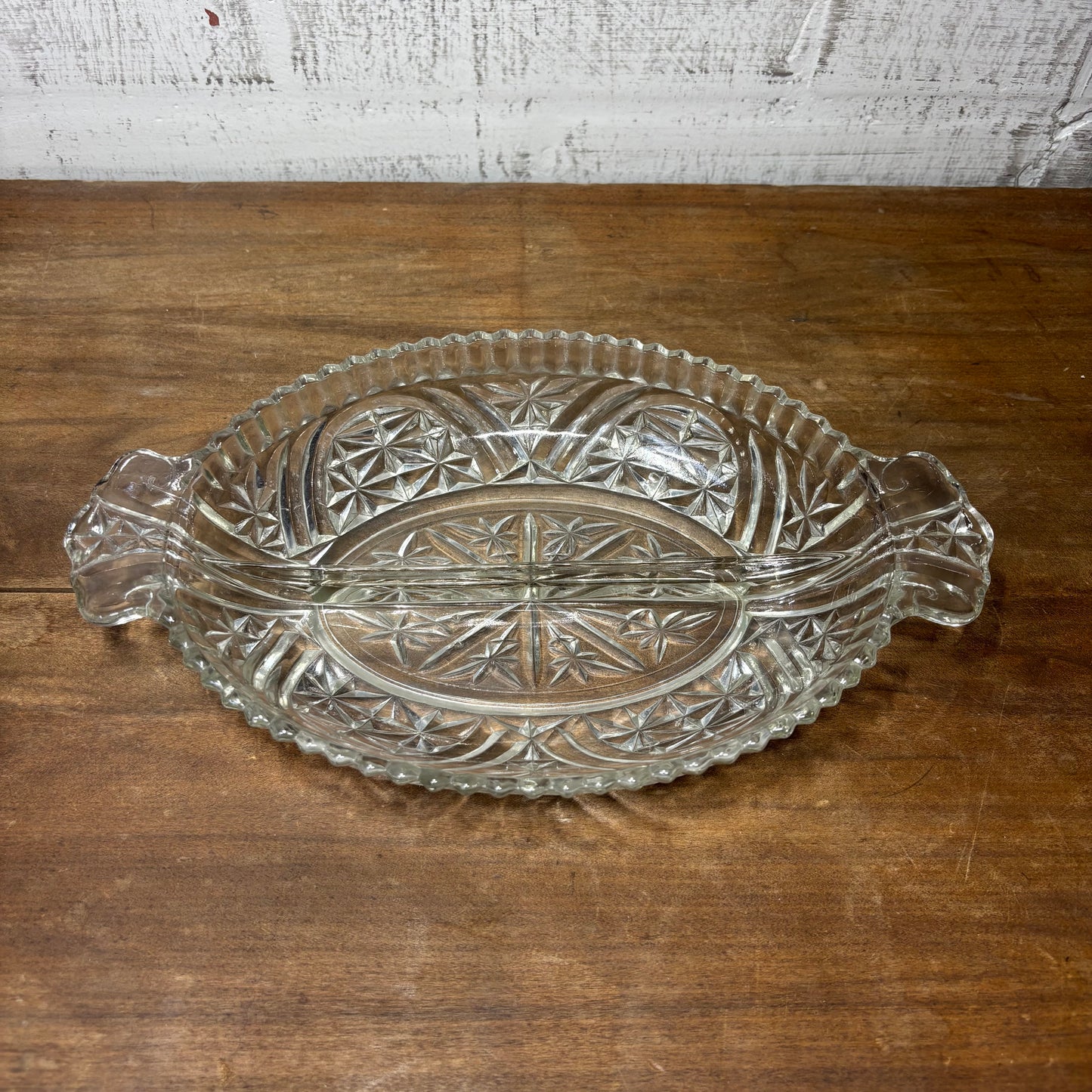 Vintage Anchor Hocking Divided Relish Dish