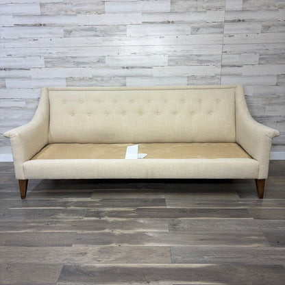 Modern Cream Tufted Sofa Couch