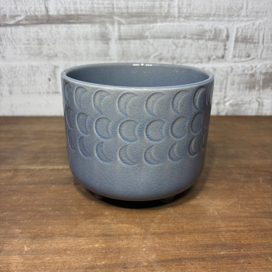 Small Moon Phase Footed Planter