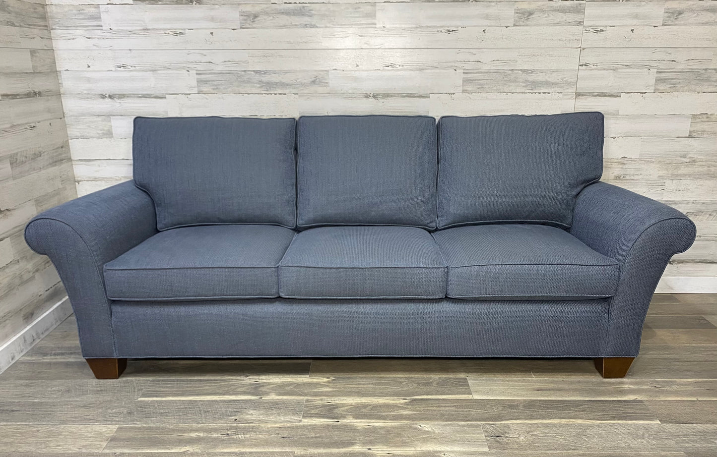 Stickley Gray/Blue Sofa Couch
