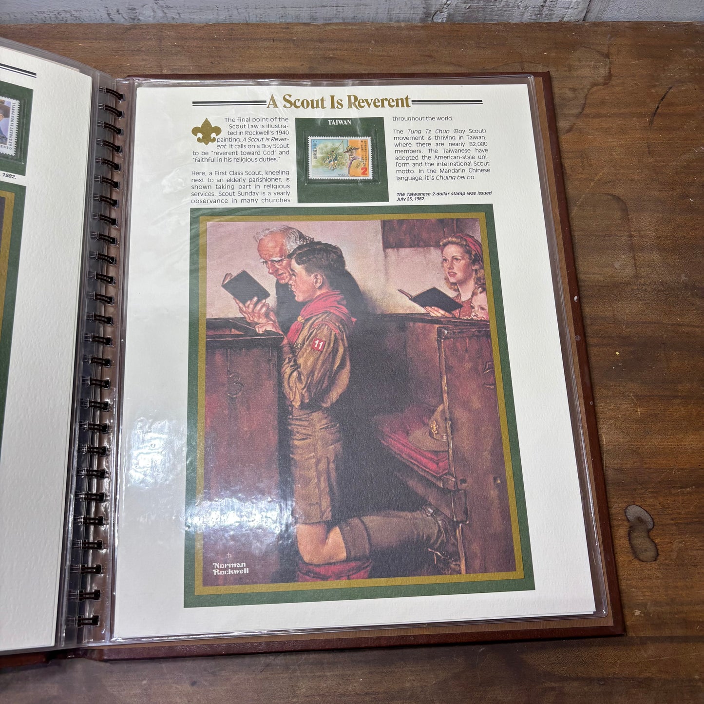Norman Rockwell’s Boy Scouts Stamp Album