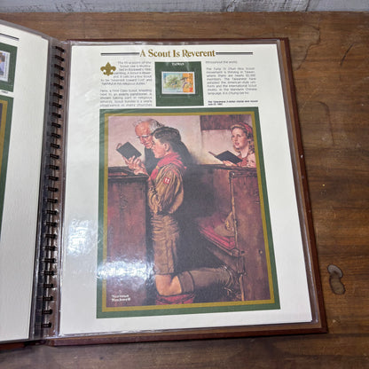 Norman Rockwell’s Boy Scouts Stamp Album