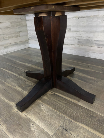 Black Dining Table & 4 Chairs Set