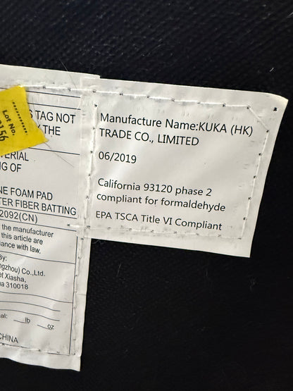 Mid Century Style Gray 2pc Sectional Couch