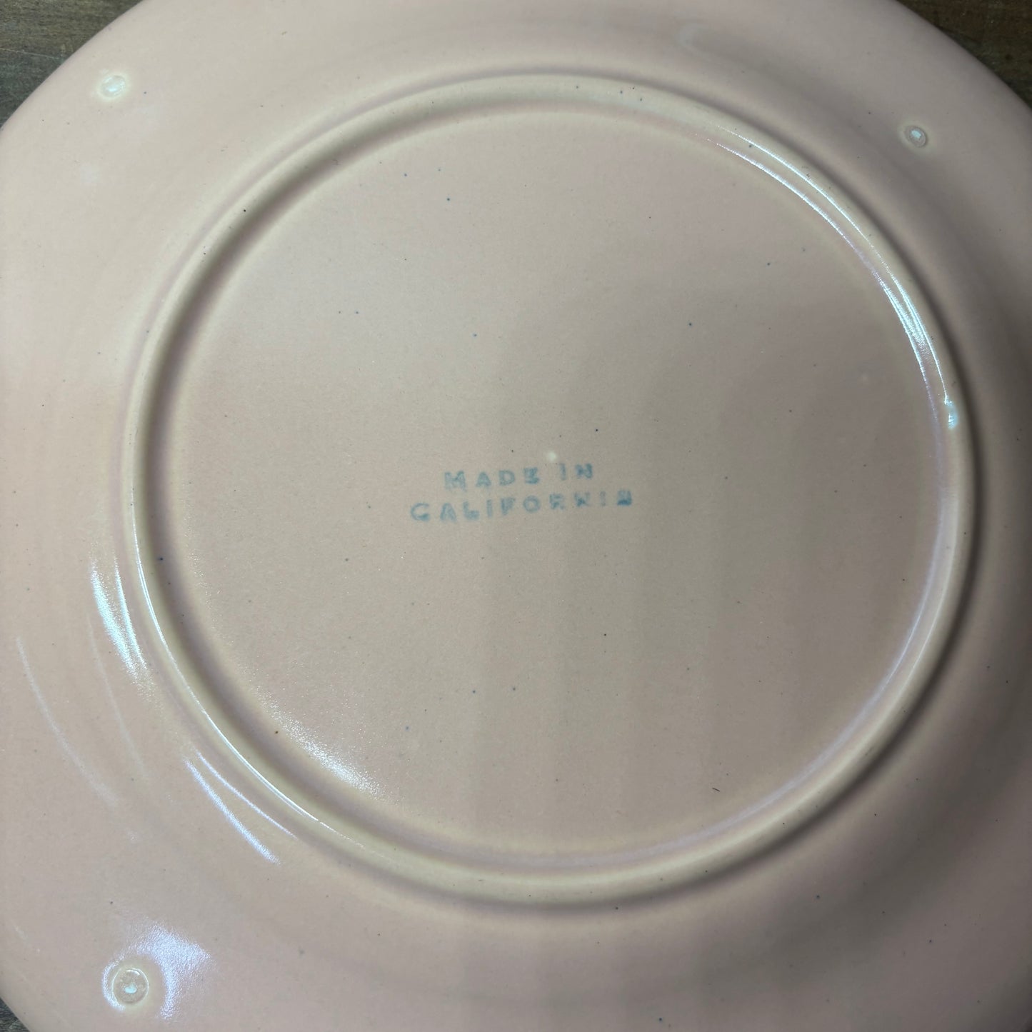 Vintage Pastel Plate Set Of 3